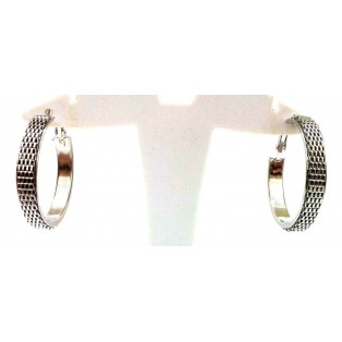 THE SHINY CIRCLE Hoop Earrings Jewelry Women Dangle Omega Back Classy Fashion 3